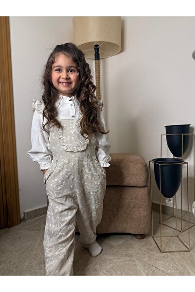 SweetMe TAŞLI GÖMLEK İŞLEME DETAYLI TULUM TAKIM