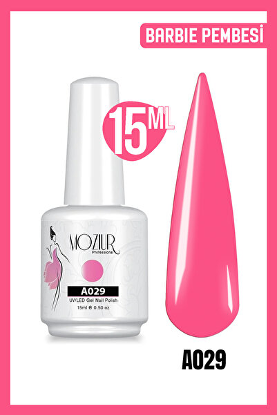MOZIUR Kalıcı Oje Uv Led A029 (PEMBE SERİSİ) 15ml