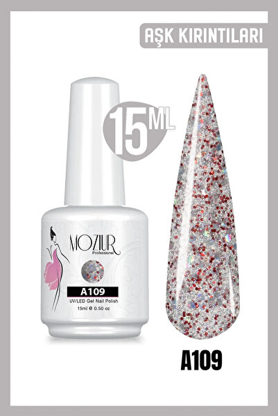 MOZIUR Kalıcı Oje UV Led A109 (SİMLİ SERİSİ) 15ml
