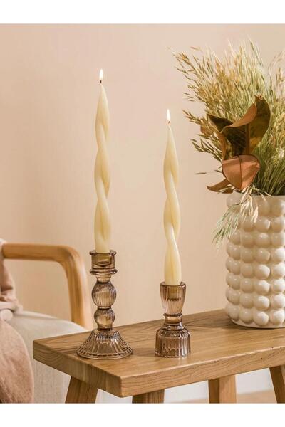 LC Waikiki Dekoratif Şamdan Mum 2 li (S6)