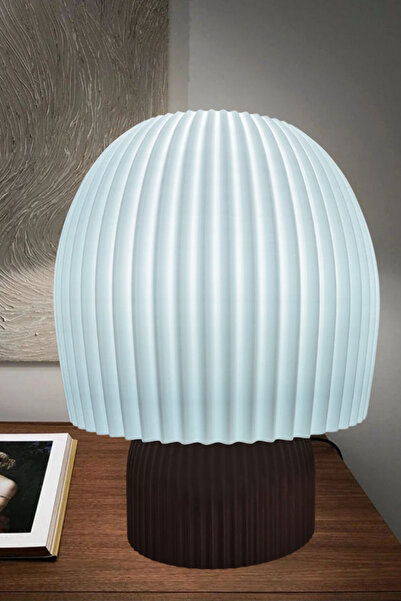 decory Vera Modern Design Orange Body Lampshade with Self-Led 3 Different Lig...
