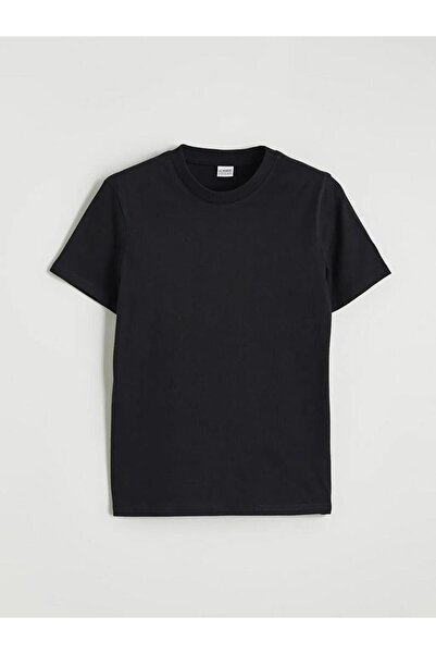 LC Waikiki Crna majica za dečake Osnovni (S6)