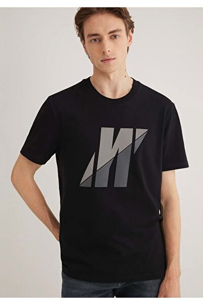 Mavi M0612174 Pro Logo με τύπωμα Reflector Detailed T-Shirt Ανδρικό T-Shirt Μ...
