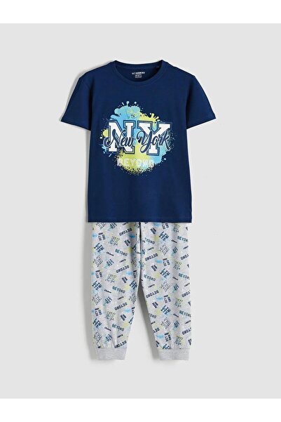 LC Waikiki Njujork Štampano Set pidžama za dečake (S6)