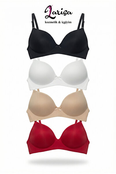 meraiçgiyim Kadın balensiz (DOLGULU) toparlayıcı 4’lü sütyen