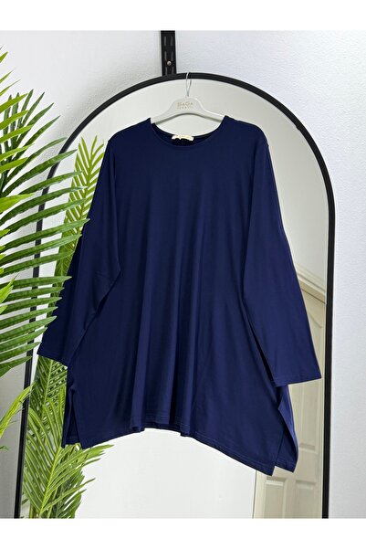 ÖZNE BUTİK Tunica de damă din bumbac pieptănat lycra 100% bumbac