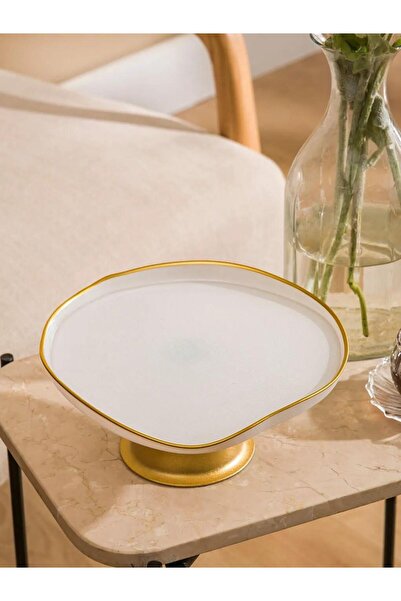 LC Waikiki Asimetrik Kenar Detaylı Ayaklı Sunumluk 21 Cm (S6)