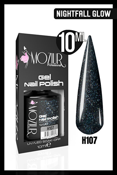 MOZIUR Kalıcı Oje Uv Led H107 (SİMLİ SERİ) 10ml