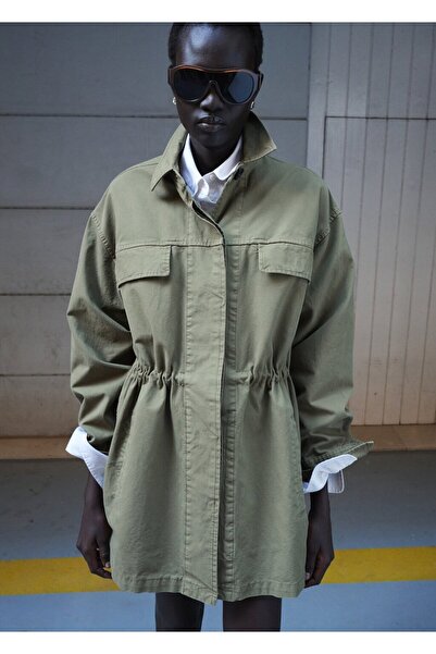 MANGO Woman Oversize denim parka