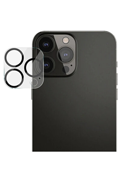 BM Makina ALLY iPhone 13 Pro-13 Pro Max واقي كاميرا زجاجي كامل ثلاثي الأبعاد ...