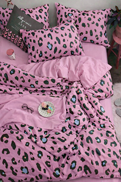 İQON Čaršav sa lastišem kom Set posteljine Bračni Čita Pink