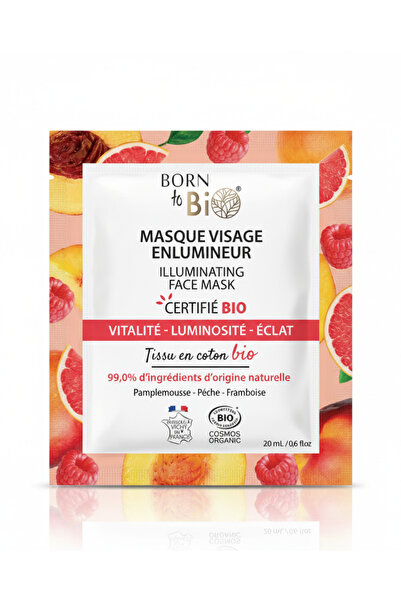 Born to Bio Illuminating Cotton Face Mask – Made in France |