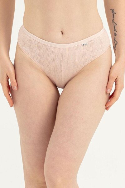 OBJE Women's Salmon Knit Pattern Slip