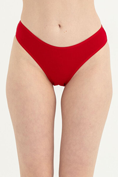 OBJE Women's Red Printed Panties
