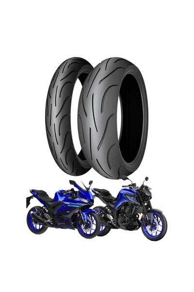 Michelin Pilot Power 2 CT R25-MT25 Performans Odaklı Lastik Takımı 110-70-17 ...