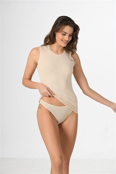 OBJE Women's Ten Cotton Zero Sleeve Undershirt