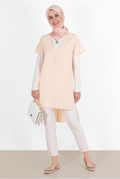 Alvina Asymetric Cut Tunic 4511 with Stepping Detail