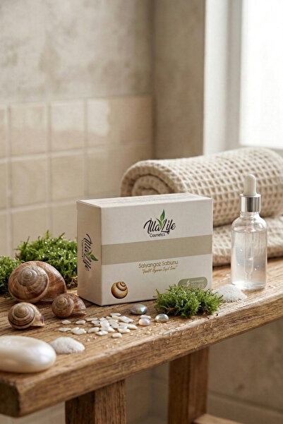 İlla Life Snail Soap for Skin & Face, Anti-Blemish, Anti-Blackhead Soap 120 Gr