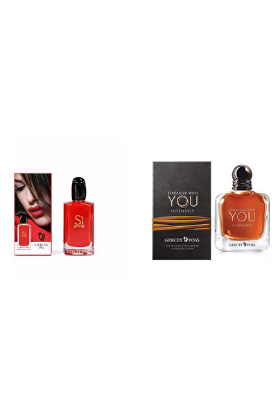 GP GERCEY POSS بديل عطر سترونج وذ للرجال يو + عطر اس اي الاحمر للنساء