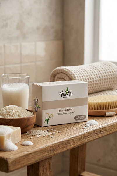 İlla Life Natural Special Series Whitening Rice Soap Anti-Darkness Soap for S...