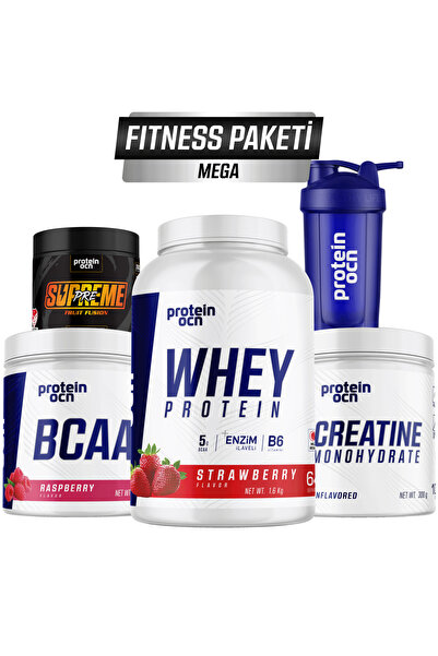 Proteinocean Fitness Paketi Mega - Çilek Ahududu