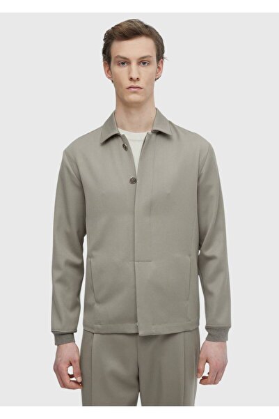 Ramsey Bej Düz Comfort Fit %100 Yün Takım Elbise