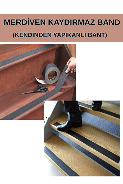 KL HOME 15 METRE x50mm KAYDIRMAZ 50MM MERDİVEN BAND - KENDİNDEN YAPIKANLI BANT