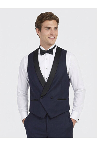 Kip Κλασικό γιλέκο με γιακά με σάλι Saks Fitted Fit