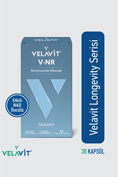 Velavit V-NR Nicotinamid Riboside 30 Kapsül
