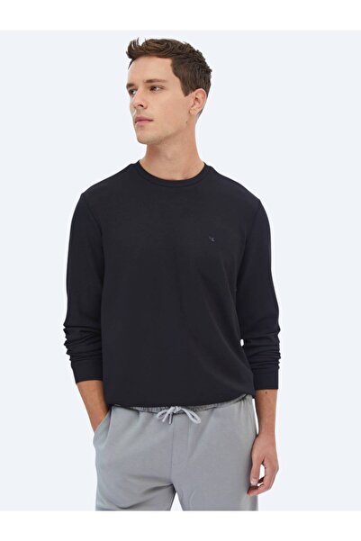 Kip Štampano Crna majica - okrugla kragna