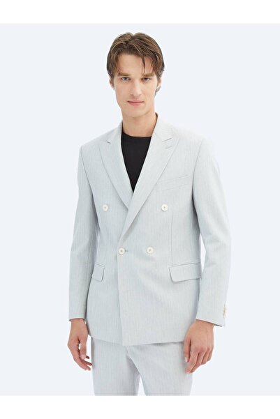 Kip Costum gri deschis, drept, modern