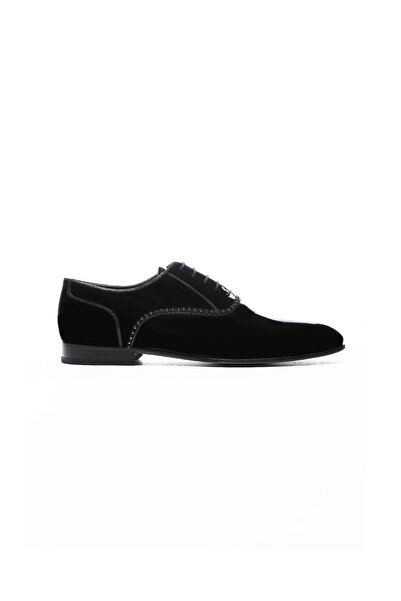 Ramsey Black Patent Leather Classic Tuxedo Shoes