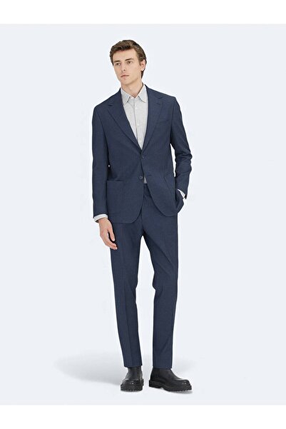 Kip Navy Blue Plain Suit