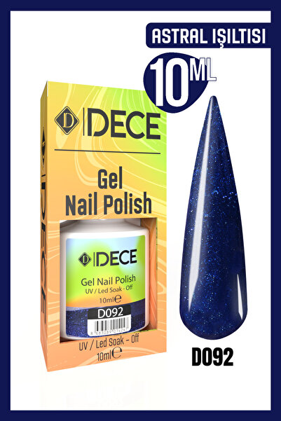 d dece Kalıcı Oje Uv Led D092 (SEDEFLİ SERİ) 10ml