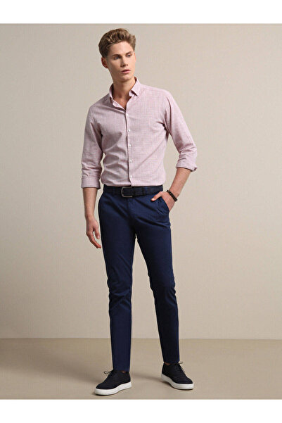 Kip Панталон тип „полунощно син“, обикновена кройка, ежедневен, с памучна смес