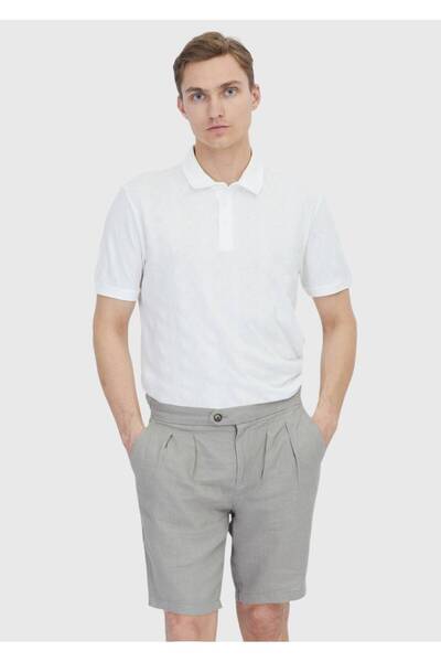 Ramsey Bela obična polo majica sa ovratnikom 100% pamuk T-shirt