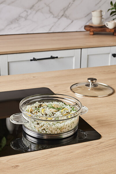 Karaca York Borosilikat Cam Tencere 18 cm