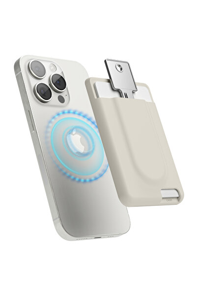 Elago iPhone Manyetik Kart Tutucu - MagSafe Uyumlu Anahtar Saklamalı Cüzdan -...