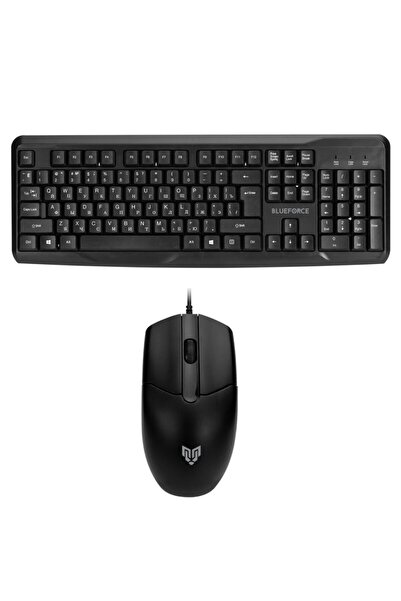 Blueforce Km-03 Usb Kablolu Klavye Mouse Set Türkçe Q