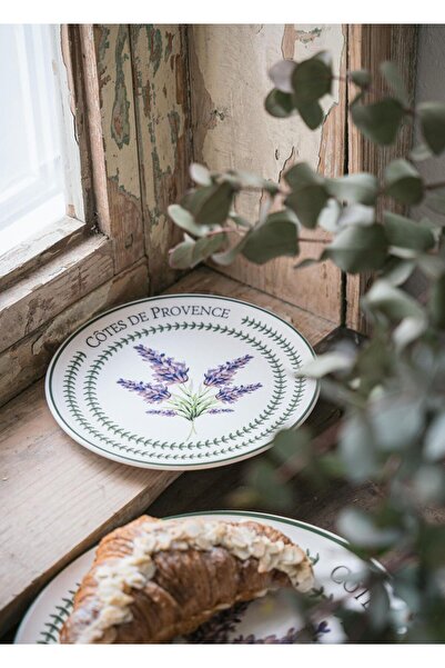The Mia Provence Lavanta Pasta Tabağı 6lı Set 19 cm PRC002
