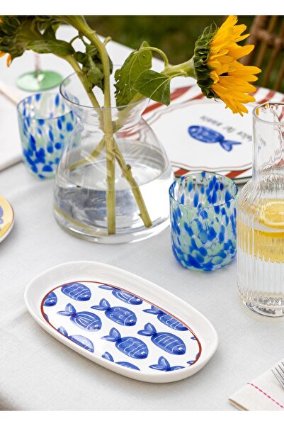 The Mia طقم تقديم بيضاوي سمك 26 سم مكون من قطعتين