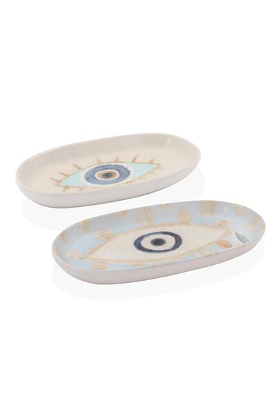 The Mia Amulet Oval Servis 2li Set 29-26 Cm