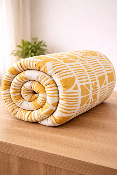 HOME AURAA طقم لحاف الملكة مطبوع هارموني - 3 قطع