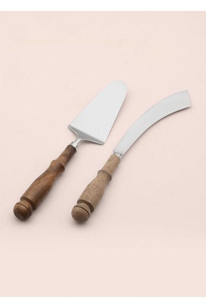 The Mia Woody Cake Serving Set 2 Pieces