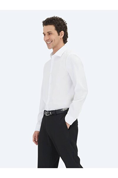 Kip țesut Cămașă cu mânecă lungă - KP10100149