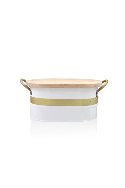 The Mia Galvin Bread Storage Container White