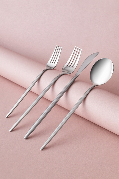 Apricot Μαχαίρι κουταλιού πιρουνιού Faro 24 τεμαχίων 6 ατόμων σε κουτί