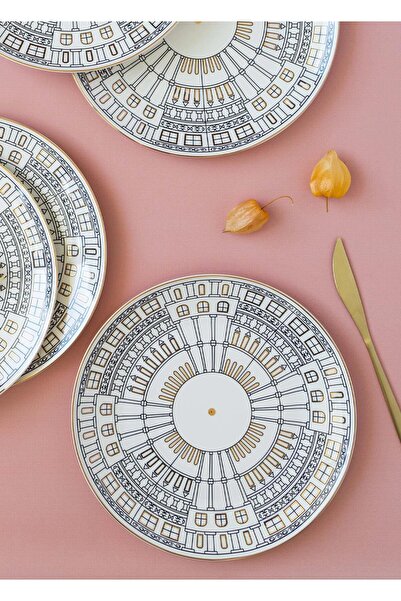 The Mia Citta Servis Tabağı 6 Kişilik