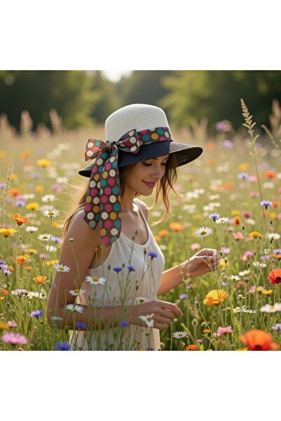 Deeplively Ženski slamnati šešir, letnji šešir za plažu, vrhunski kvalitet - ...