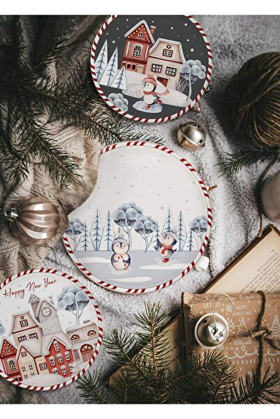 The Mia Penguin Servis Tabağı 6 Lı Set 26 cm NEW012